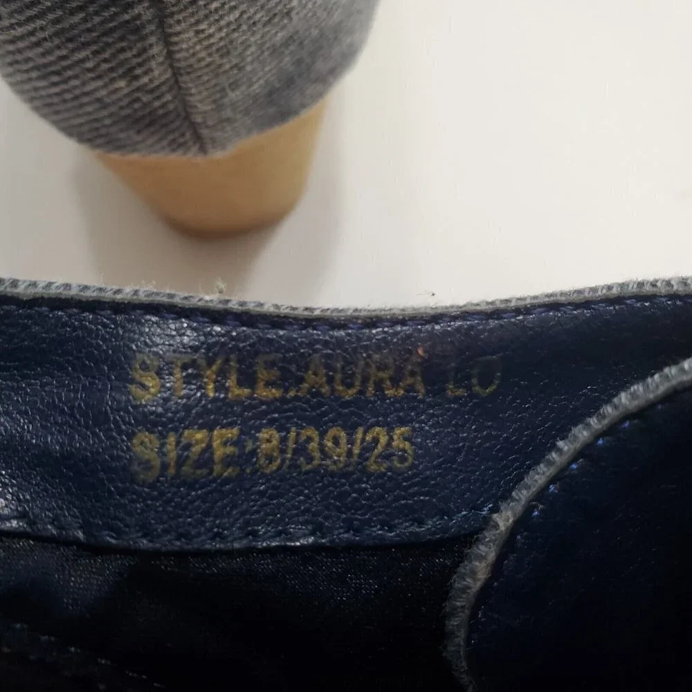 YRU AURA LO Womens Boots Size‎ 8 Blue Denim Festival Colorful Stars Quirky